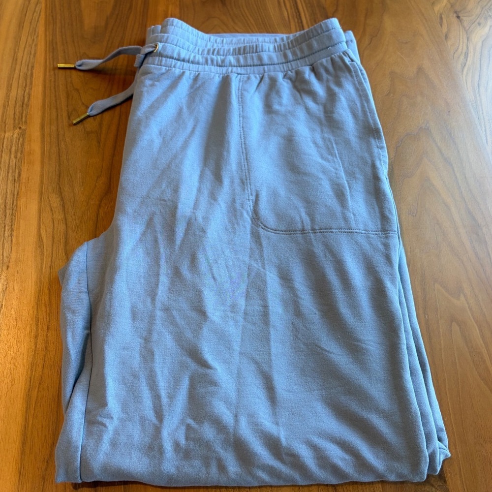 Soma 24/7 Ultra Soft Fleece Straight Leg Lounge Pants Blue L 570396119 - Picture 4 of 8
